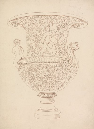 Study of a Vase by Thomas Rowlandson